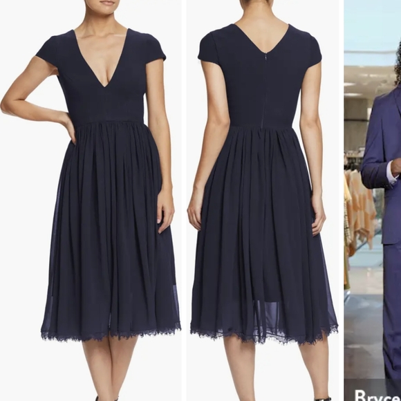 Dress the Population Dresses & Skirts - Dress the Population Corey Midi Cocktail Dress Small